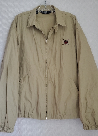Polo Ralph Lauren Other - Polo Ralph Lauren Logo Golf Jacket Tan Men